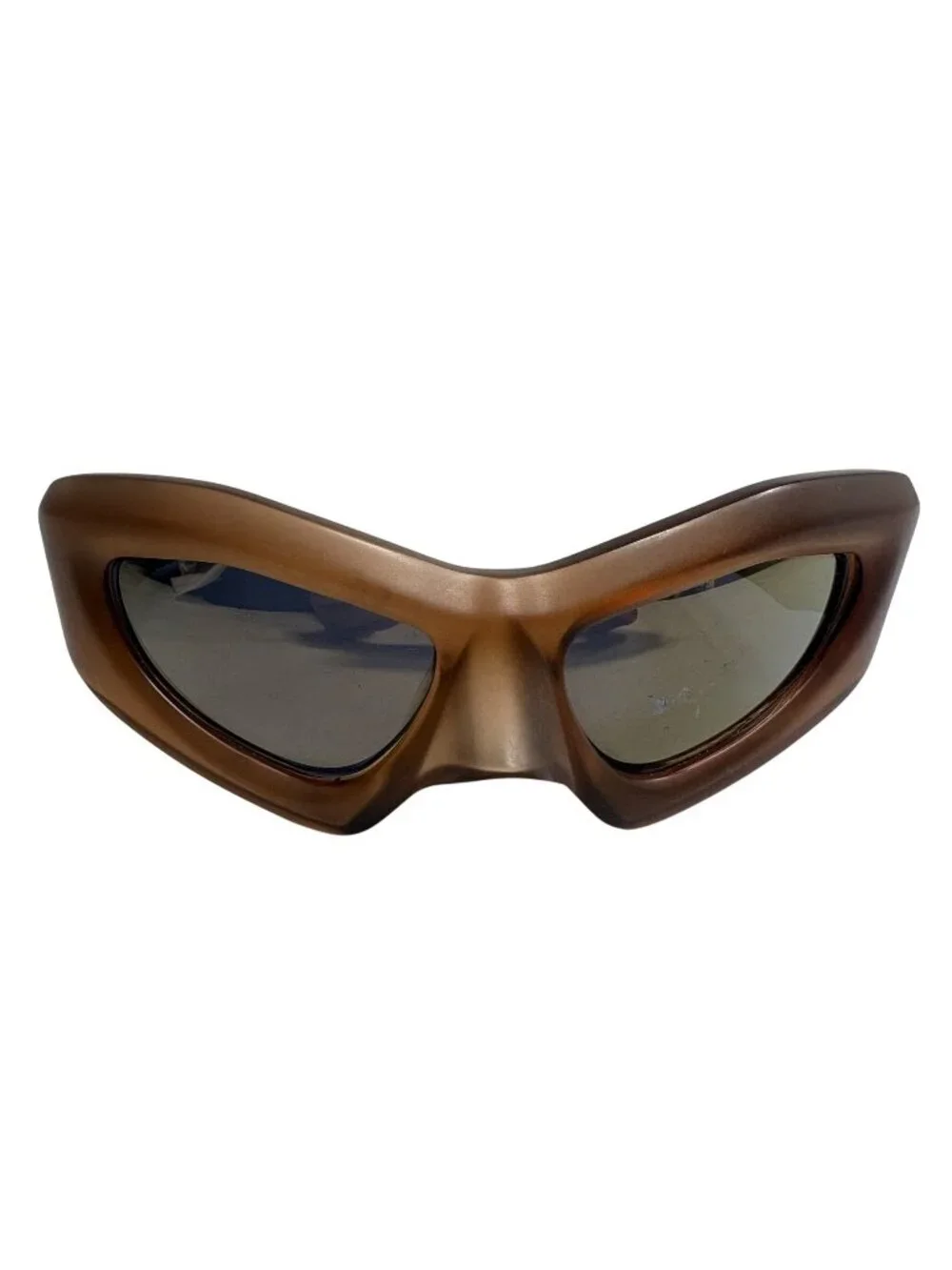 Entire Studios Brown Compound Performance Sunglasses Matte Rust/Bronze Mirror